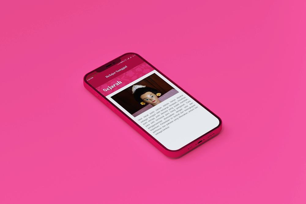 Screenshot of History Page - Belajar Sanggul Application